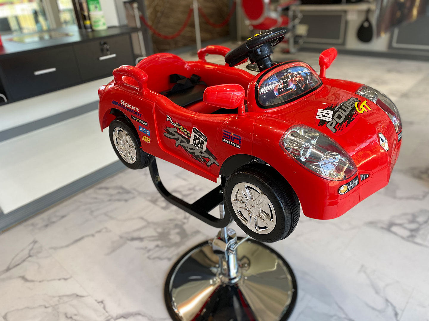 Children's Red Hydraulic Car